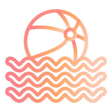 Top Yüzer Modern simge vektör illüstrasyonuName 