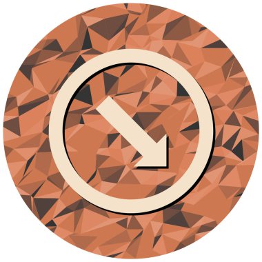 Modern yol simgesinin vektör illüstrasyonu