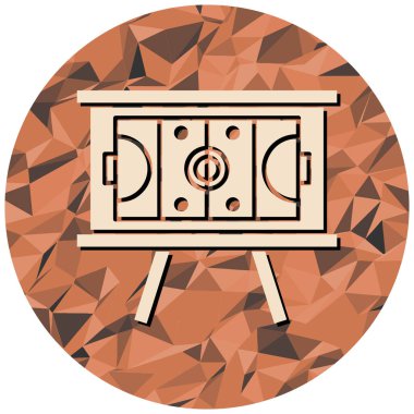 şirin çizgi film simgesinin vektör illüstrasyonu