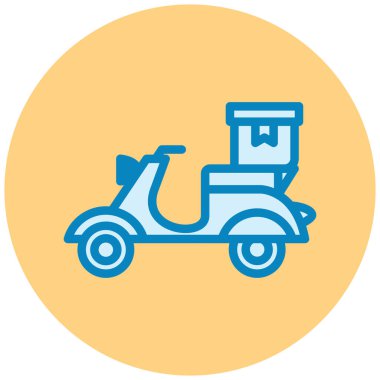 Mobilet. Web simgesi basit illüstrasyon