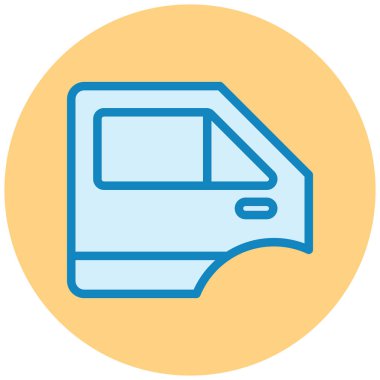 - Araba. Web simgesi basit illüstrasyon