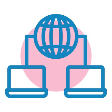 küresel ağ. Web simgesi