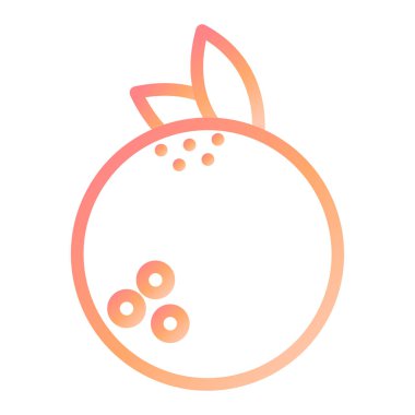 Hindistan cevizi. Web simgesi basit illüstrasyon 