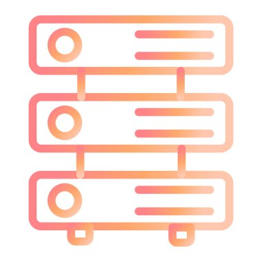 sunucu simgesi çizimi