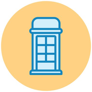 Posta kutusu. Web simgesi basit illüstrasyon