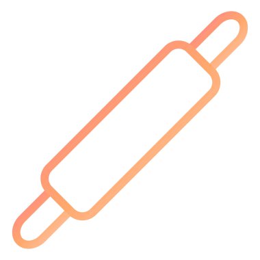 Rolling Pin modern simge vektör çizimi 