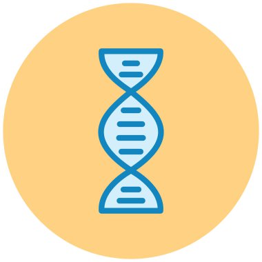 dna. Web simgesi basit illüstrasyon