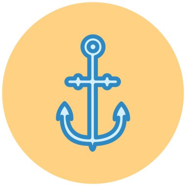 Çapa. Web simgesi basit illüstrasyon