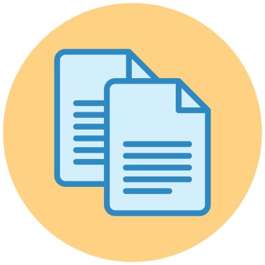 belge dosya vektör çizgisi simgesi