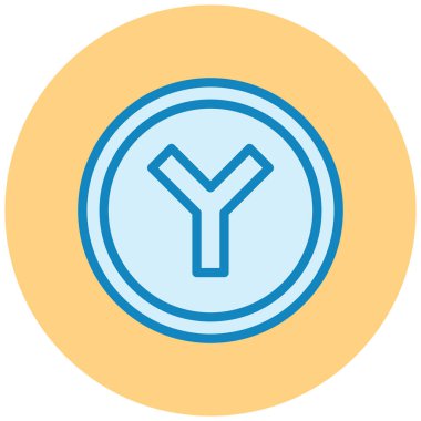 Yol işareti simgesi, vektör illüstrasyonu basit tasarım