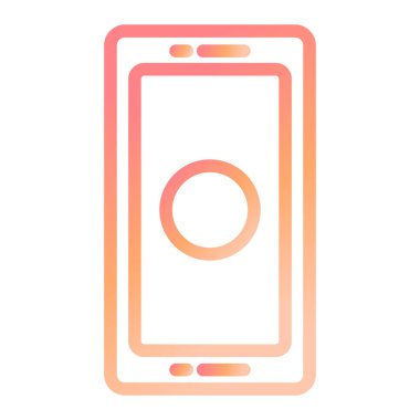 Cep telefonu ödemesi. Web simgesi basit tasarım