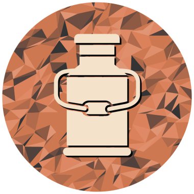 Kahve fincanı ikonu. Web tasarımı için bira şişesi vektör simgelerinin basit çizimi