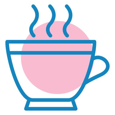 Çay. Web simgesi basit illüstrasyon