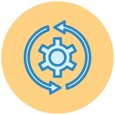 Ayarlama. Web simgesi basit illüstrasyon