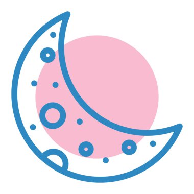 Ay. Web simgesi basit tasarım