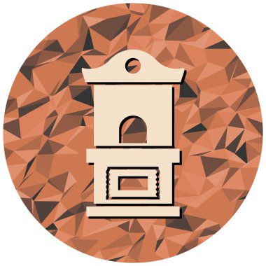 Basit vektör illüstrasyonu, web simgesi 