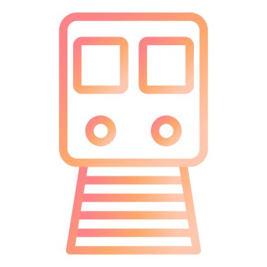 Metro modern simge vektör illüstrasyonu 