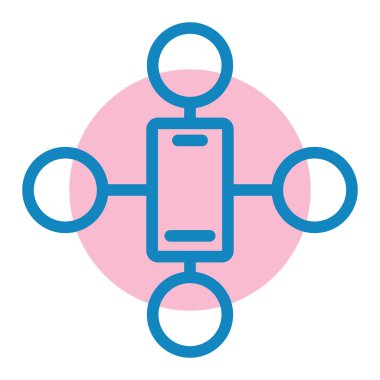 seo modern simgesinin vektör illüstrasyonu