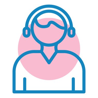 Müşteri desteği. Web simgesi