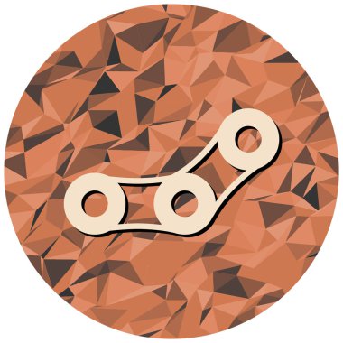 Bavul. Web simgesi basit illüstrasyon