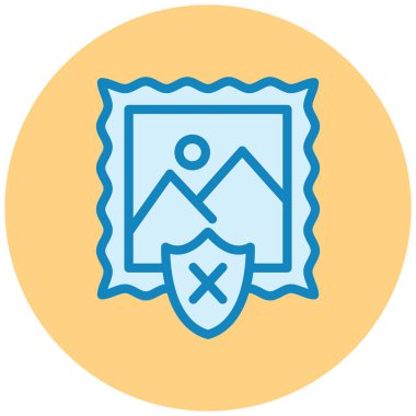 Güzel bir simgenin vektör illüstrasyonu