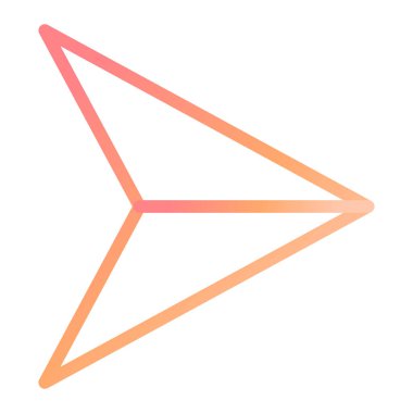 Modern simge vektör illüstrasyonunu gönder 