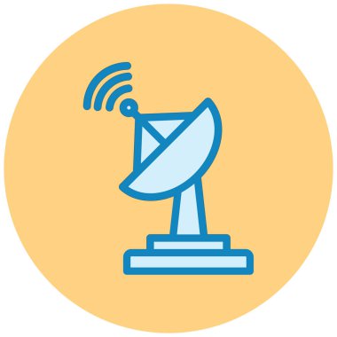 Uydu anteni. Web simgesi