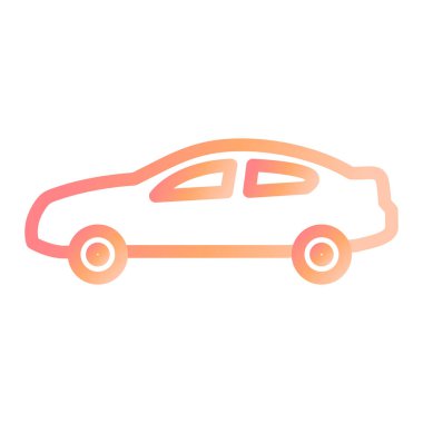 Taksiyle. Web simgesi basit illüstrasyon 