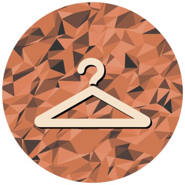 Bavul. Web simgesi basit illüstrasyon