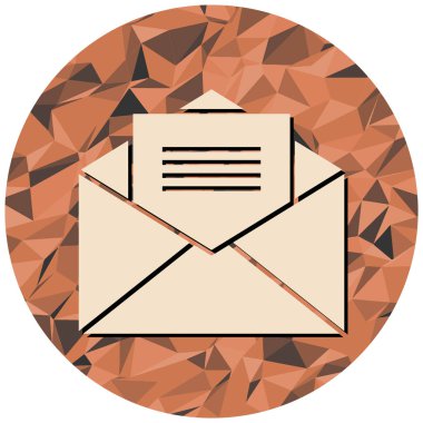 E- posta simgesi vektör illüstrasyonu