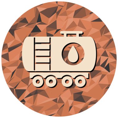 Bir benzin tankının vektör çizimi