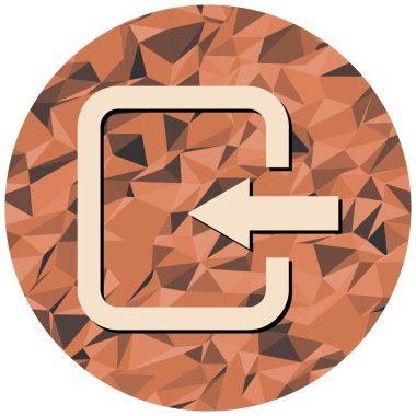 Ok simgesi. Düz tasarım