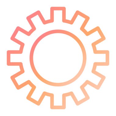 Ayarlar web simgesi basit illüstrasyon