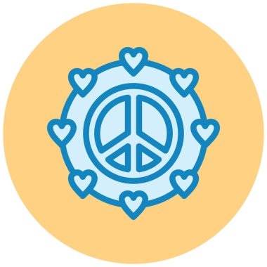 Kalp. Web simgesi basit tasarım