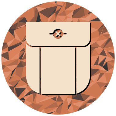 Bir hazine çantasının vektör çizimi