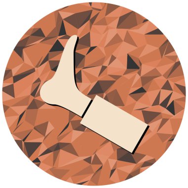 şirin çizgi film simgesinin vektör illüstrasyonu