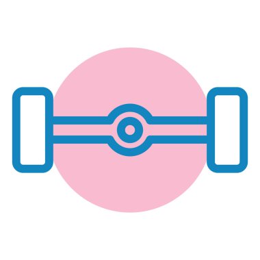 Dambıl. Web simgesi basit illüstrasyon