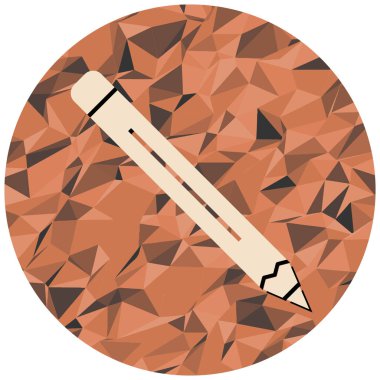 kalem simgesinin vektör illüstrasyonu