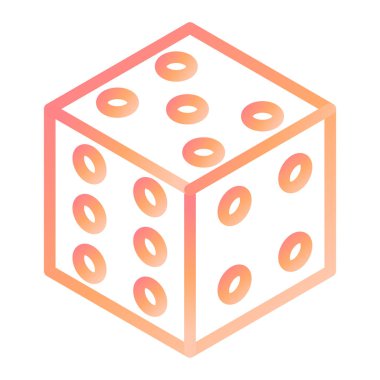 zar simgesi vektör illüstrasyonu