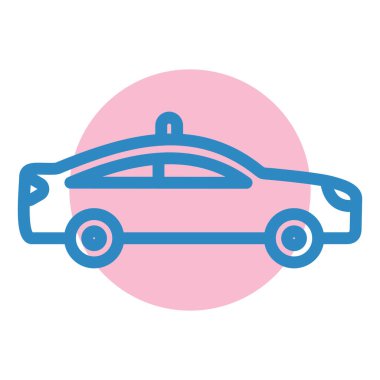 - Araba. Web simgesi basit illüstrasyon