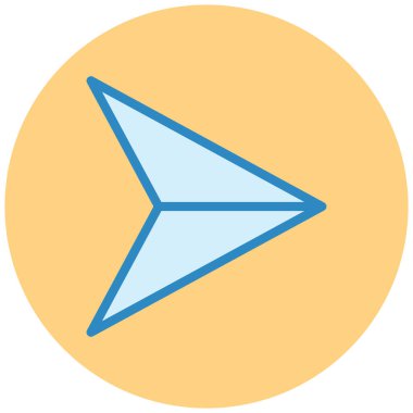 Ok. Web simgesi basit illüstrasyon