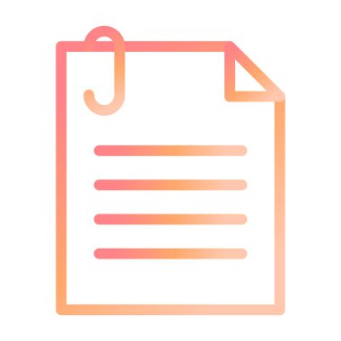 Case Dosyası modern simge vektör illüstrasyonu 