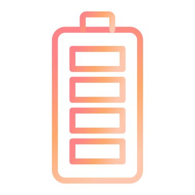 Pil. Web simgesi basit illüstrasyon