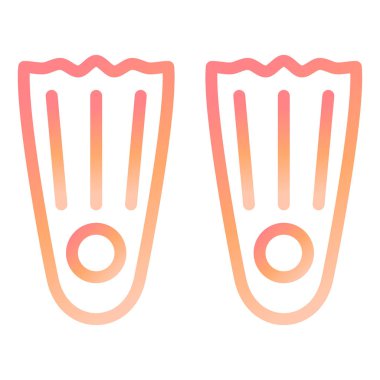 Fins simge vektör illüstrasyonu  