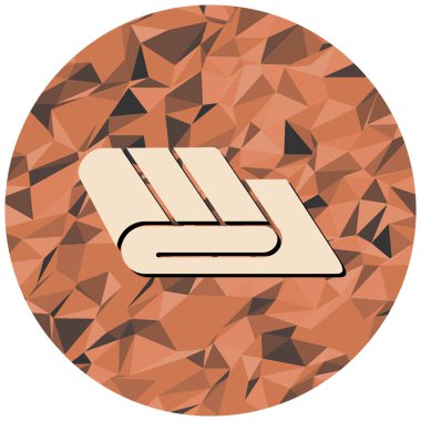 Tek bir ahşap masanın çizimi