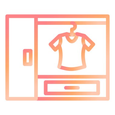 t-shirt vektör simgesi