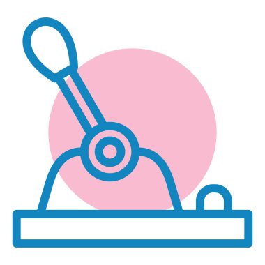 Dikiş makinesi. Basit resimleme