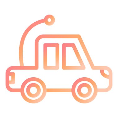 Rc Car. Web simgesi basit illüstrasyon