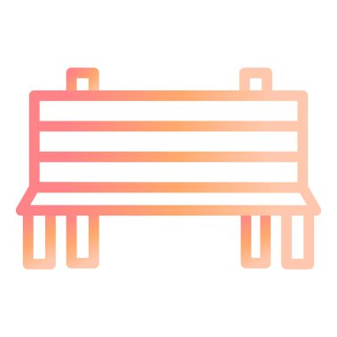 Yedek kulübesi Web simgesi basit illüstrasyon 