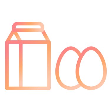 Süt modern simge vektör illüstrasyonu 